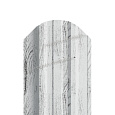 Штакетник металлический МЕТАЛЛ ПРОФИЛЬ TRAPEZE-O 16,5х118 (ECOSTEEL_MA-01-Беленый Дуб-0.5)